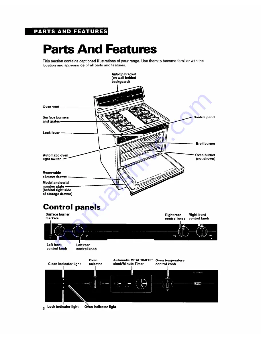 Whirlpool FGS387Y Important Safety Instructions Manual Download Page 6