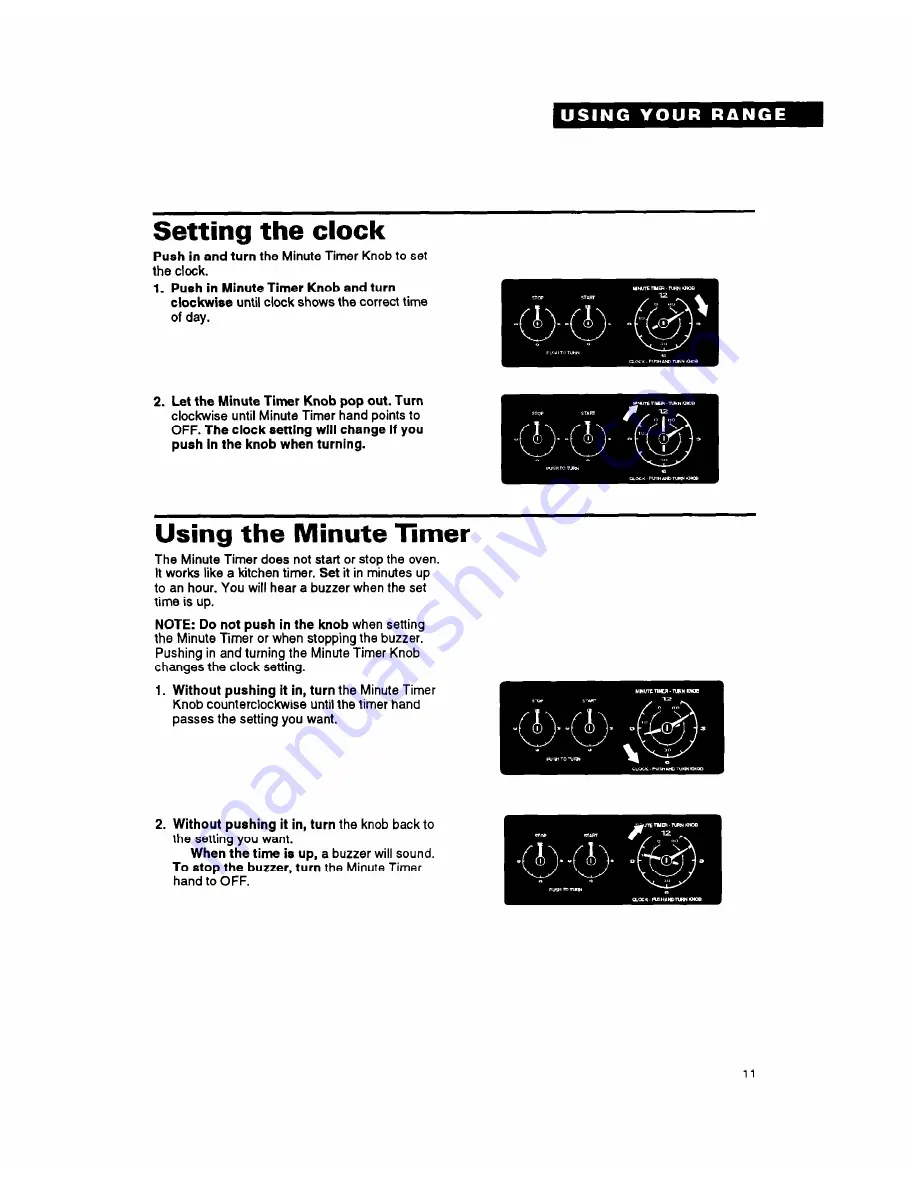 Whirlpool FGS387Y Important Safety Instructions Manual Download Page 11