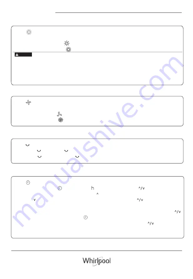 Whirlpool FHT1200 Скачать руководство пользователя страница 12