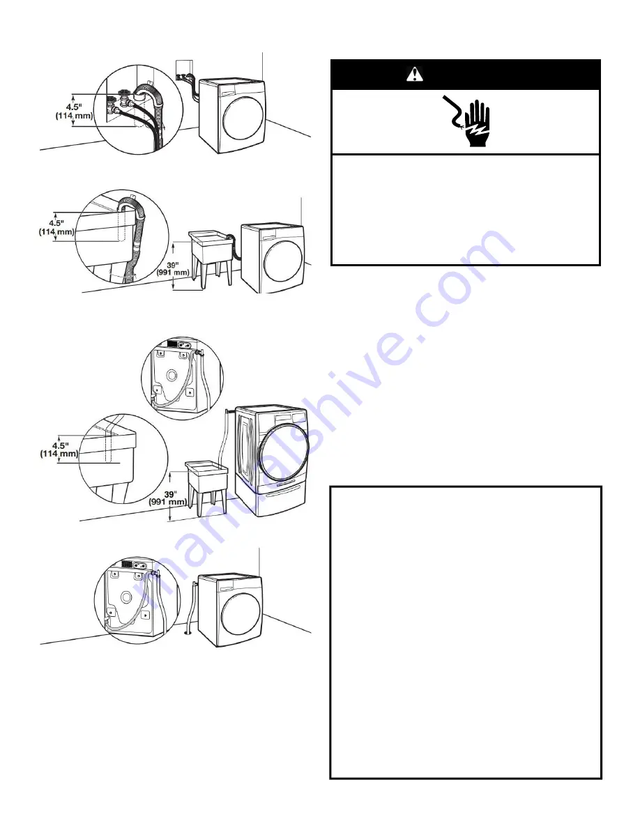 Whirlpool Front Loading Washing Machine Скачать руководство пользователя страница 12