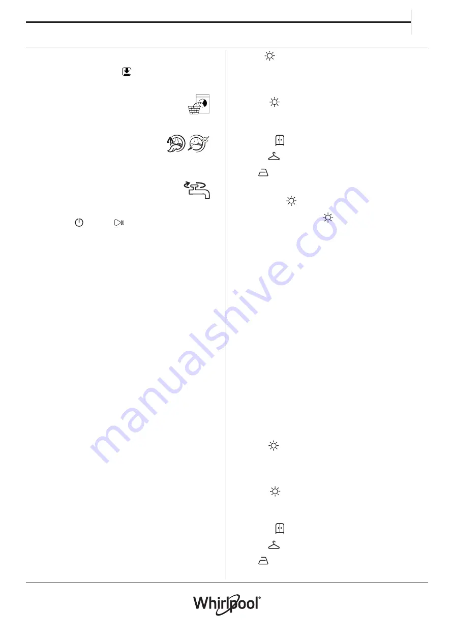 Whirlpool FWDG96148SBS GCC Daily Reference Manual Download Page 3