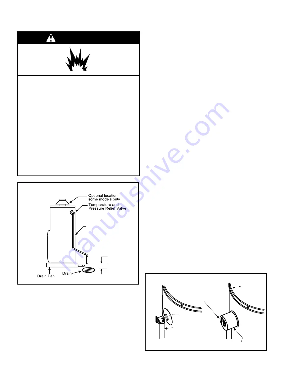 Whirlpool Gas Water Heater High Efficiency Atmospheric Vent Installation Instructions And Use & Care Manual Download Page 14