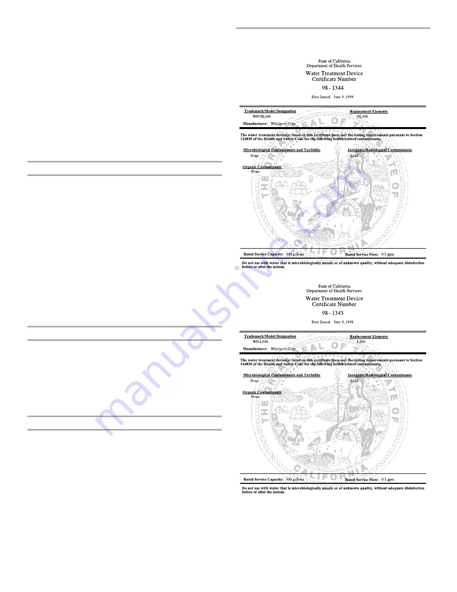 Whirlpool GC1SHAXMB00 Use & Care Manual Download Page 12