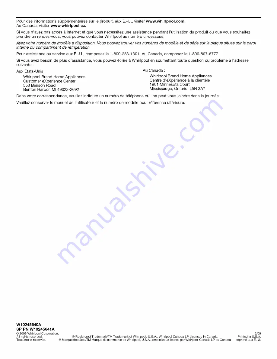 Whirlpool GD5NVAXWA00 User Instructions Download Page 36