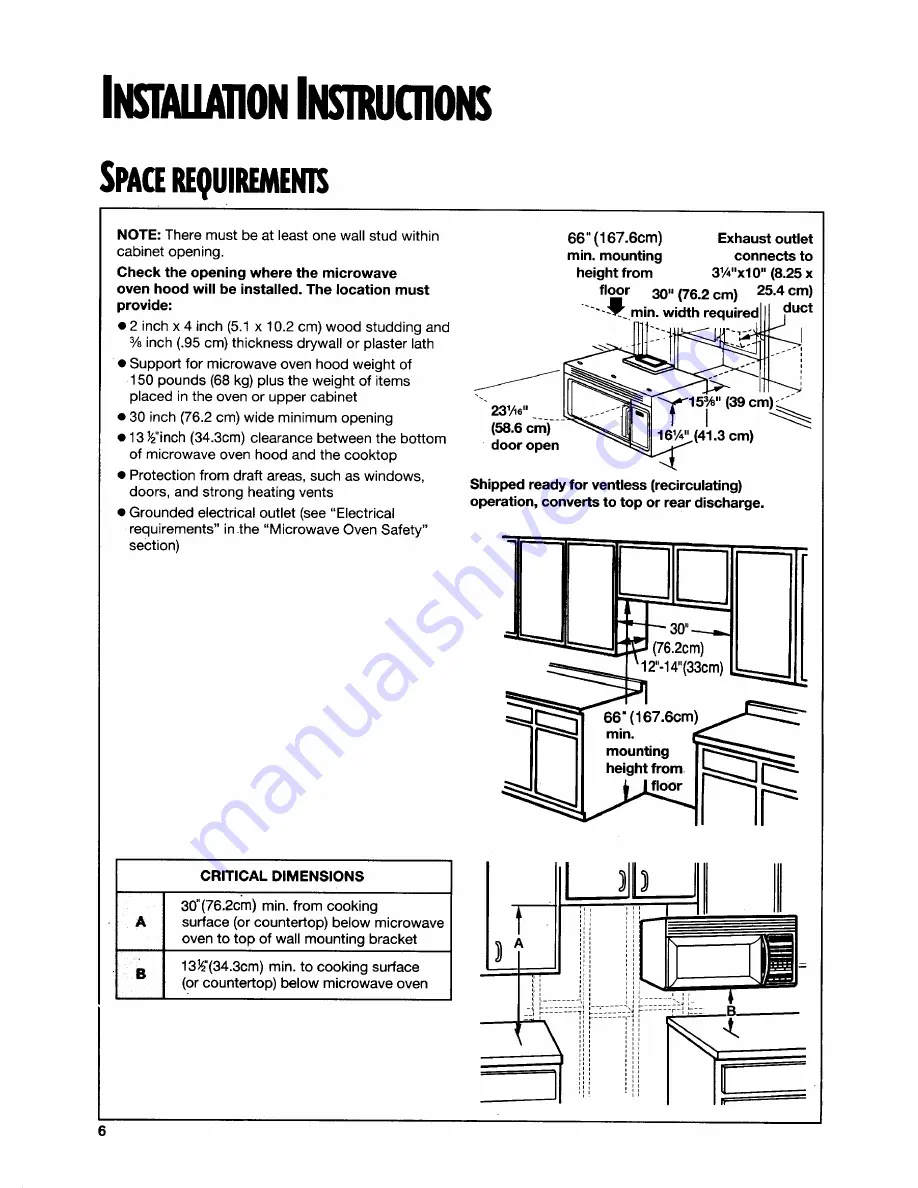 Whirlpool GH7145 Скачать руководство пользователя страница 6