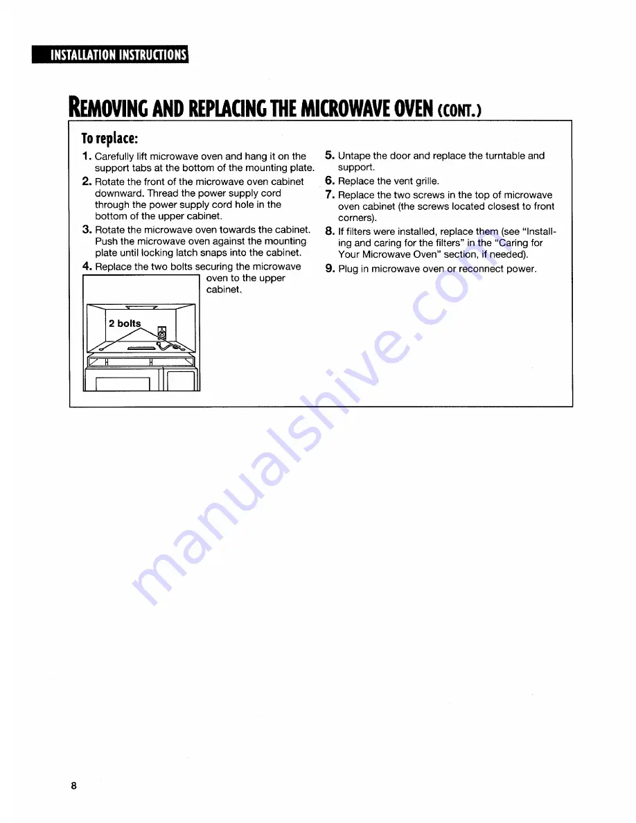 Whirlpool GH7145 Скачать руководство пользователя страница 8