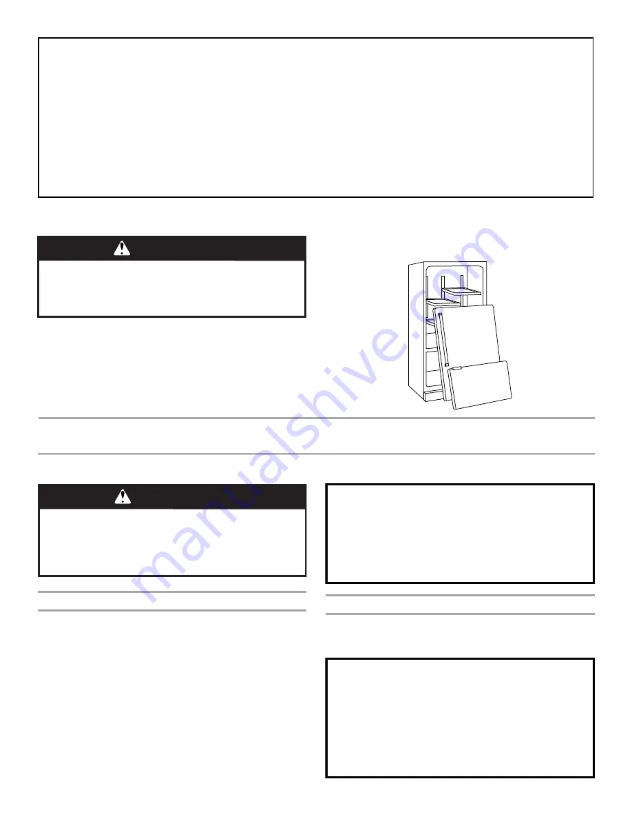 Whirlpool GI0FSAXVA - 19.8 cu. ft. Refrigerator User Manual Download Page 2