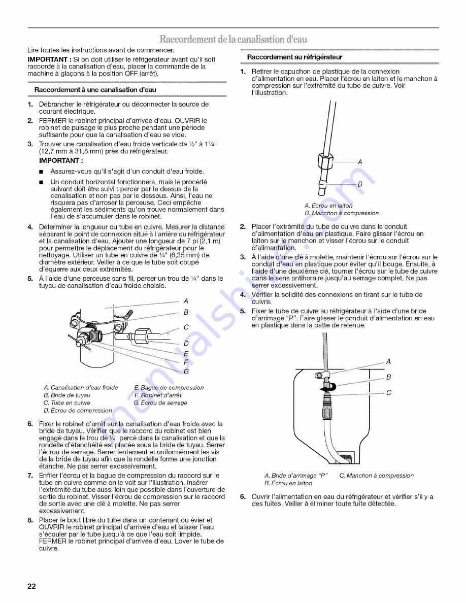 Whirlpool GI7FVCXXQ01 User Instructions Download Page 22