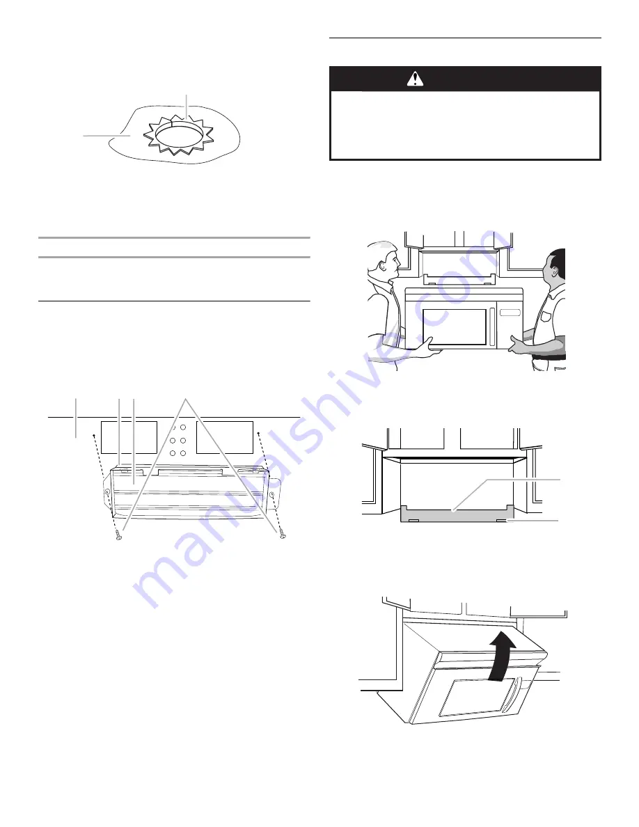 Whirlpool GMH3204XV Installation Instructions Manual Download Page 10