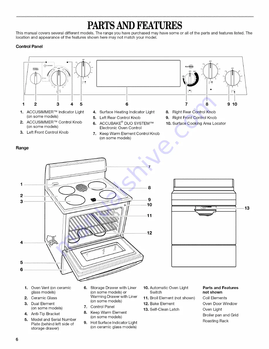 Whirlpool GR440LXL Скачать руководство пользователя страница 6