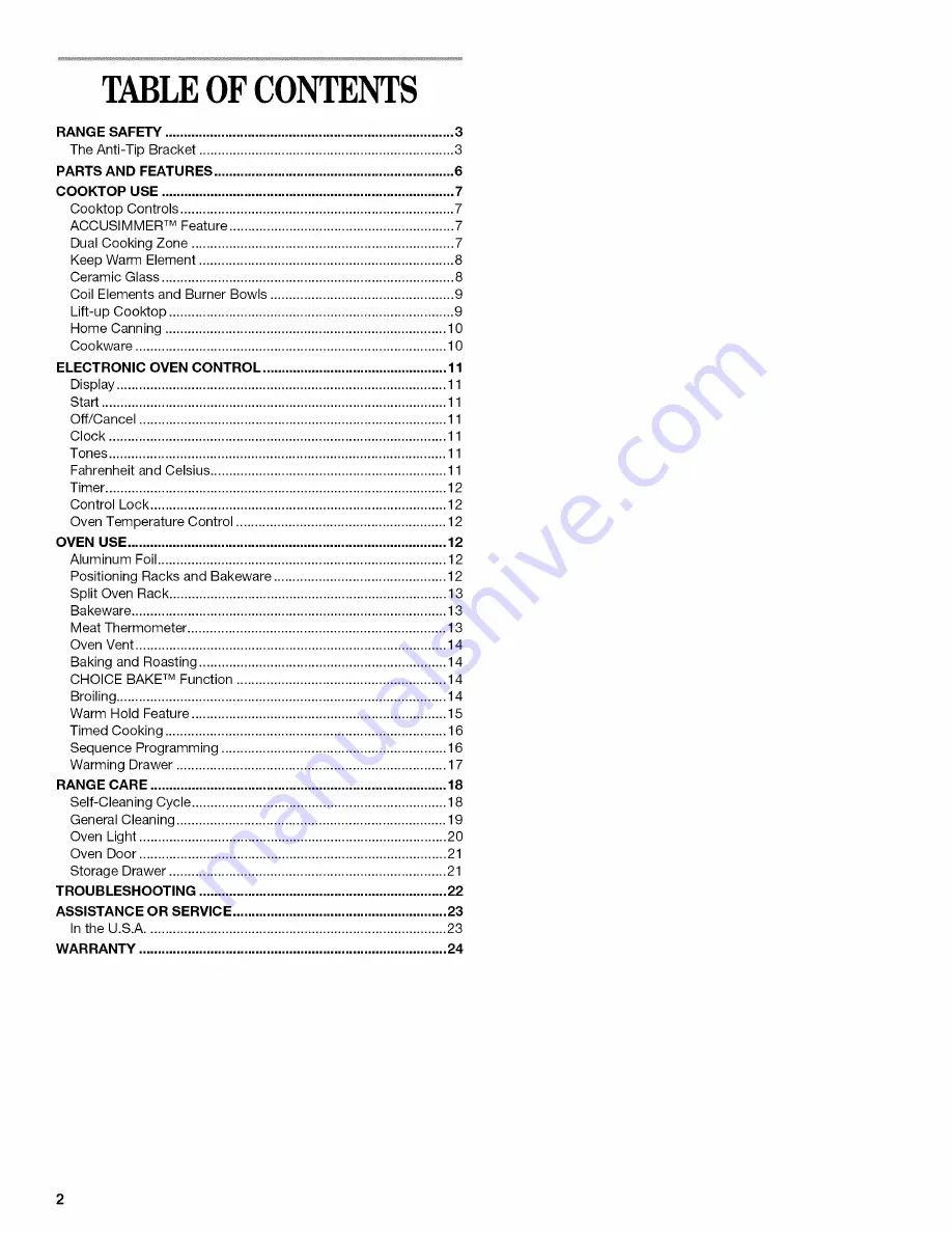 Whirlpool GR440LXL Use & Care Manual Download Page 26