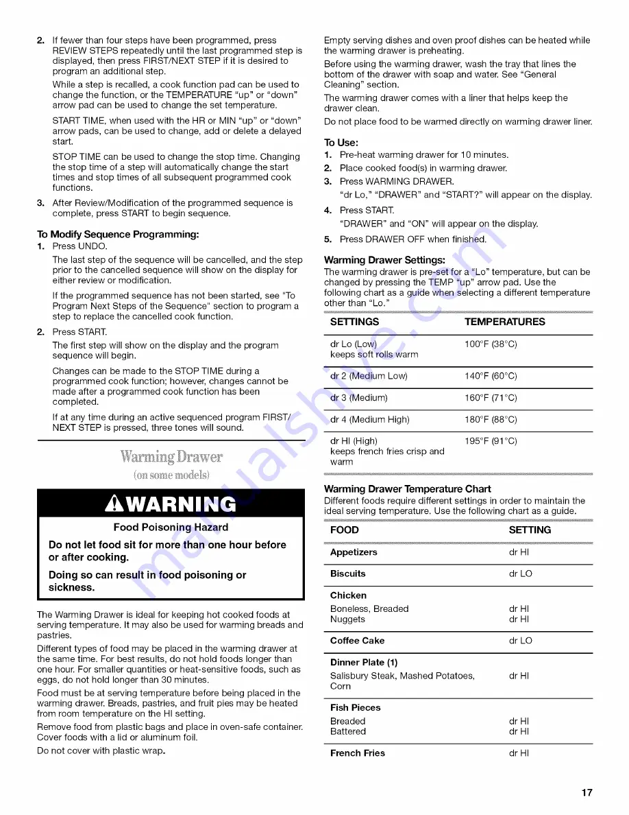 Whirlpool GR440LXL Use & Care Manual Download Page 41