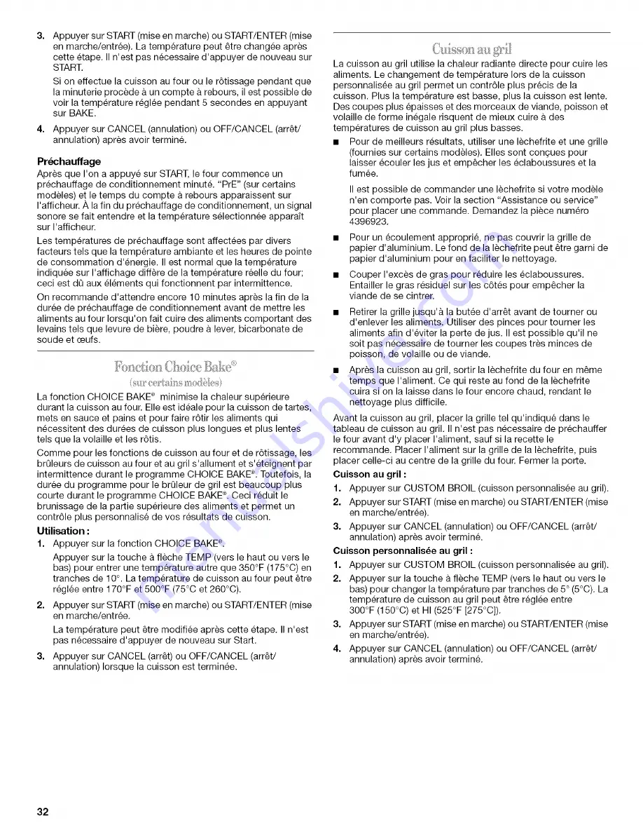 Whirlpool GS440LEMQ5 Use & Care Manual Download Page 32