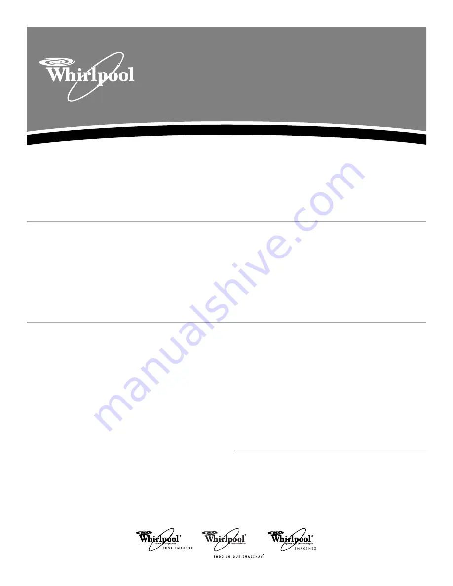 Whirlpool GS6NBEXRB Refrigerator Use & Care Manual Download Page 1