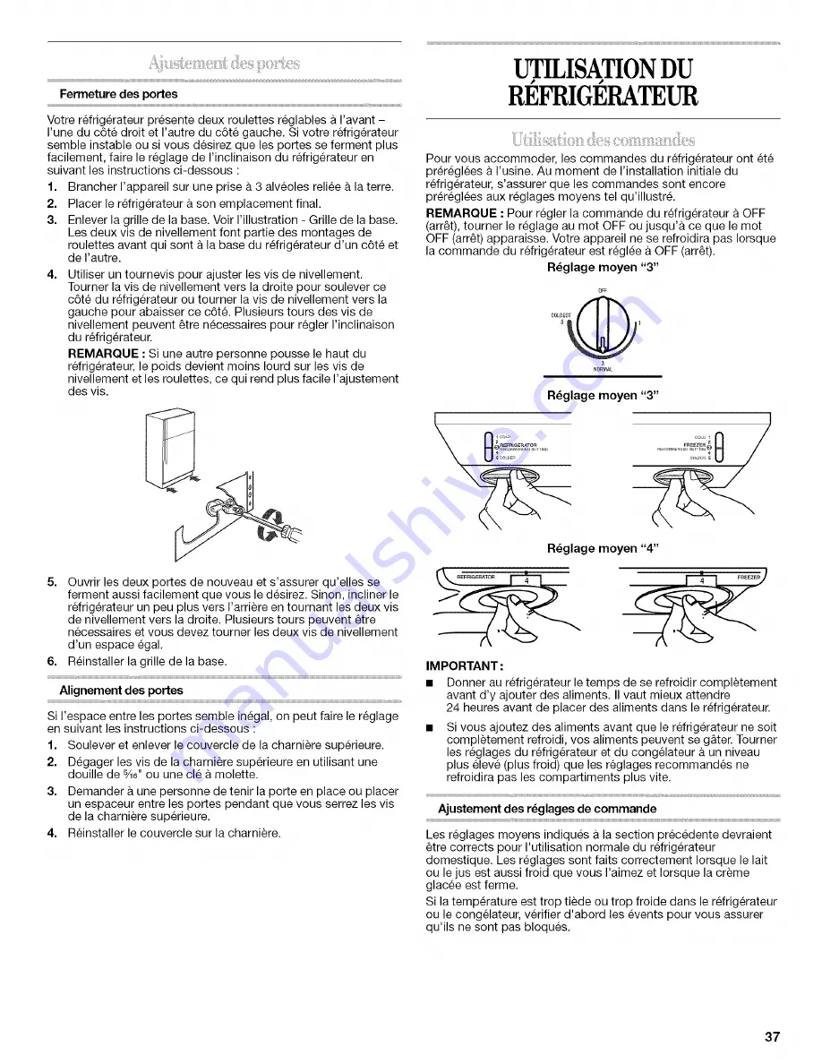 Whirlpool GT1SHTXMQ00 Скачать руководство пользователя страница 37