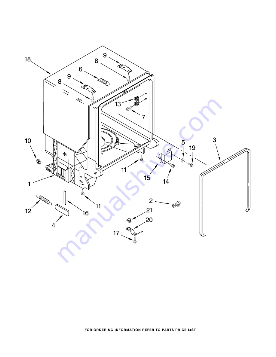 Whirlpool GU2275XTVB0 Parts List Download Page 5