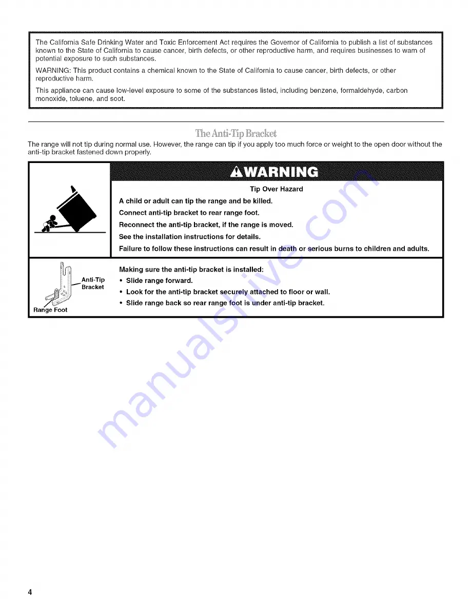 Whirlpool GW397LXUB0 Use & Care Manual Download Page 4