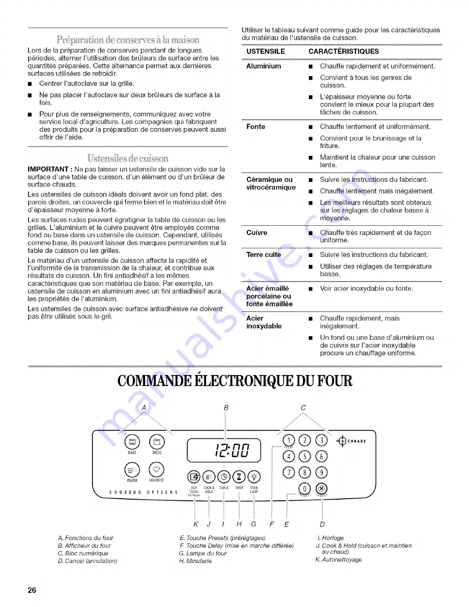 Whirlpool GW397LXUB0 Use & Care Manual Download Page 26