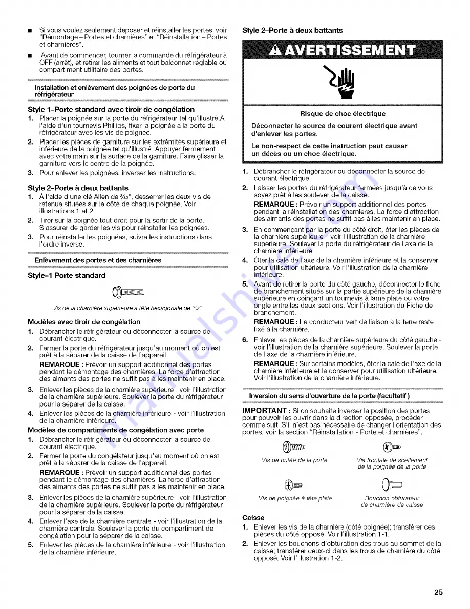 Whirlpool GX5FHDXTQ01 User Instructions Download Page 25