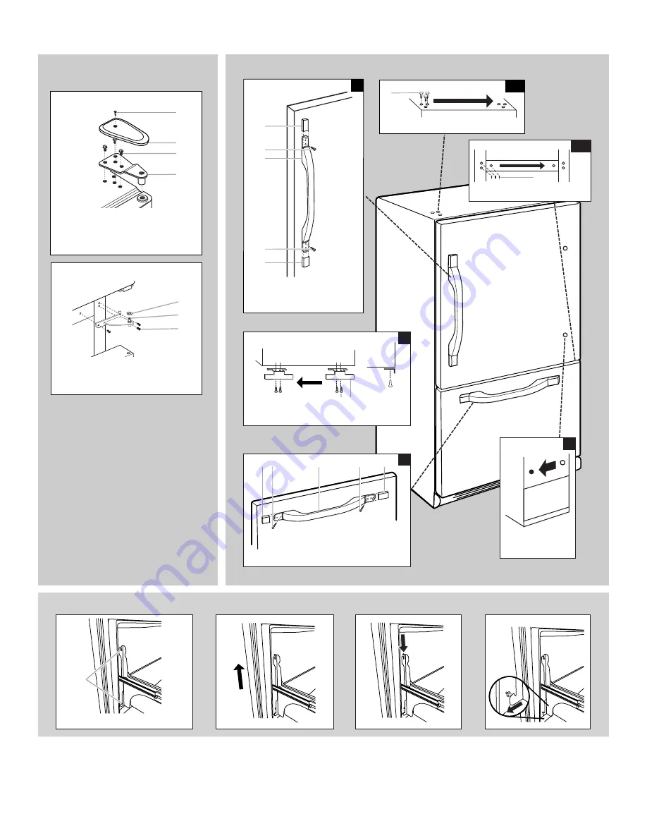 Whirlpool GX5FHDXVA - 24.8 cu. Ft. Bottom Mount Refrigerator User Instructions Download Page 9