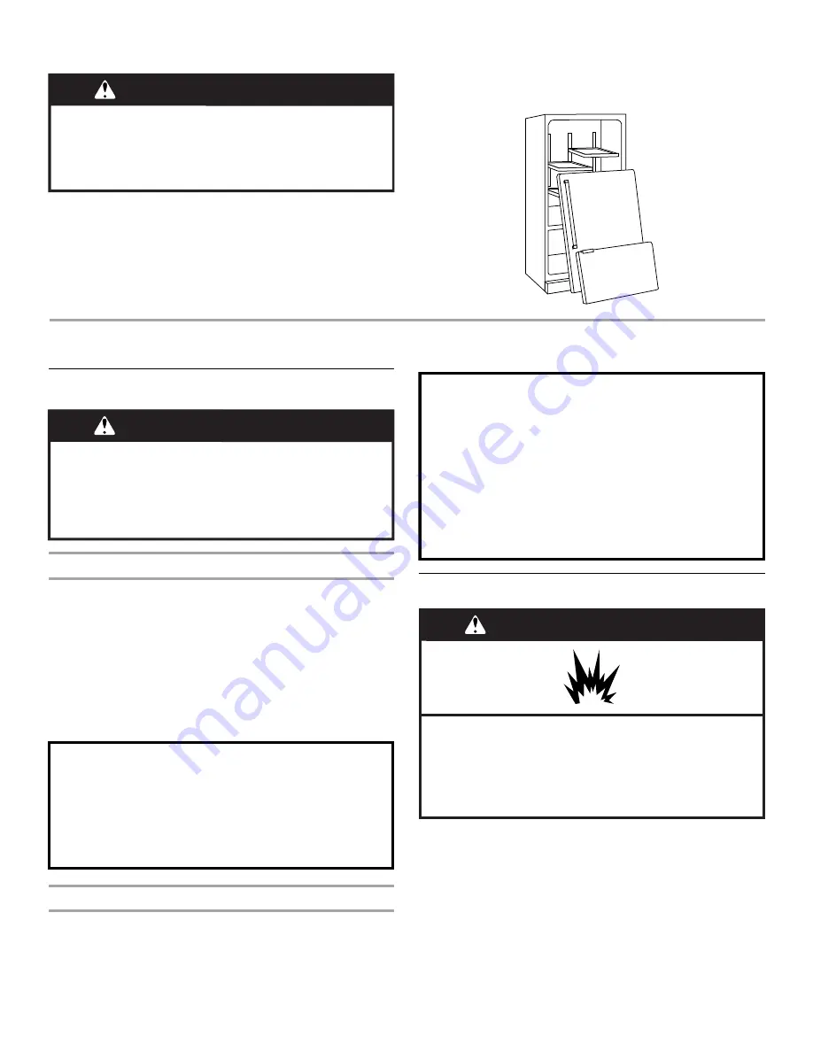 Whirlpool GX5FHDXVA - 24.8 cu. Ft. Bottom Mount Refrigerator User Instructions Download Page 21