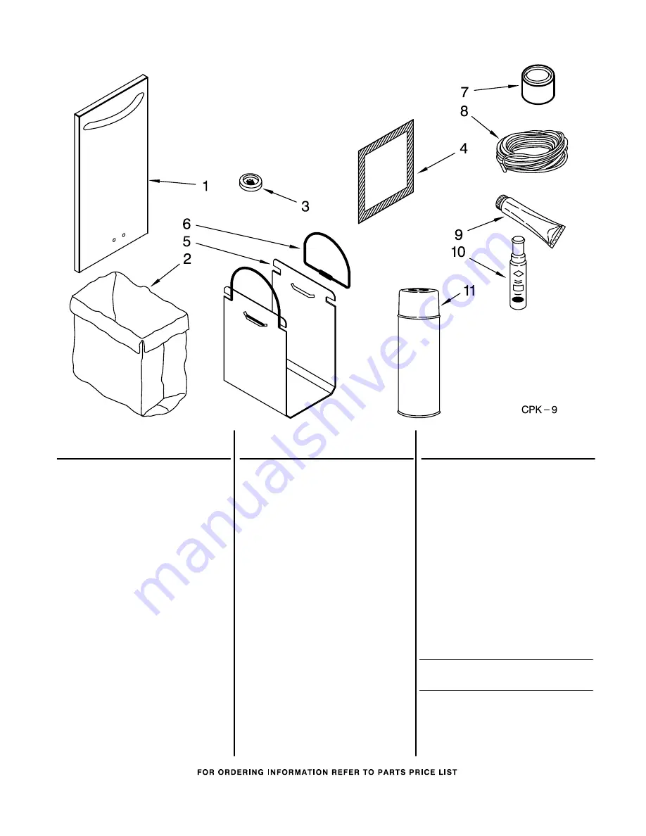 Whirlpool GX900QPPB2 Parts List Download Page 8