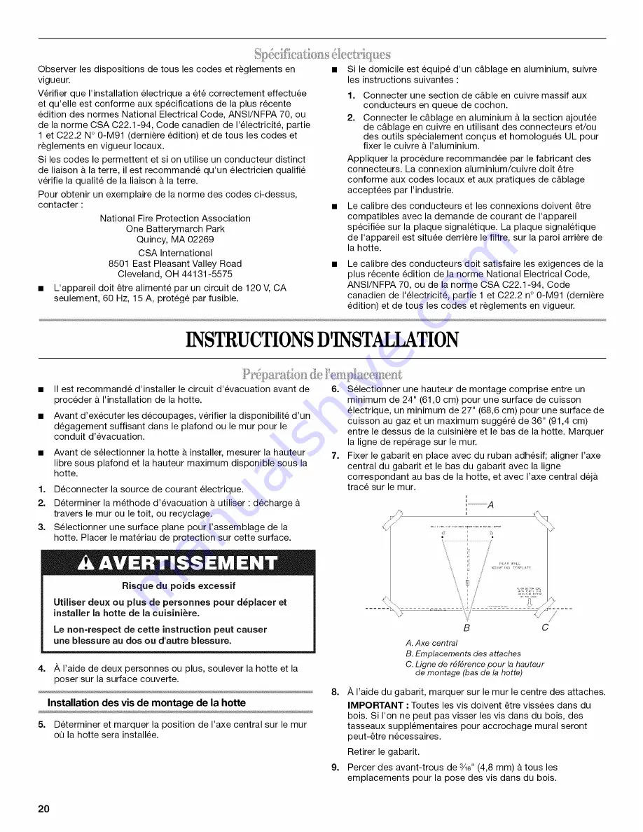 Whirlpool GXW6530DXS0 Скачать руководство пользователя страница 20