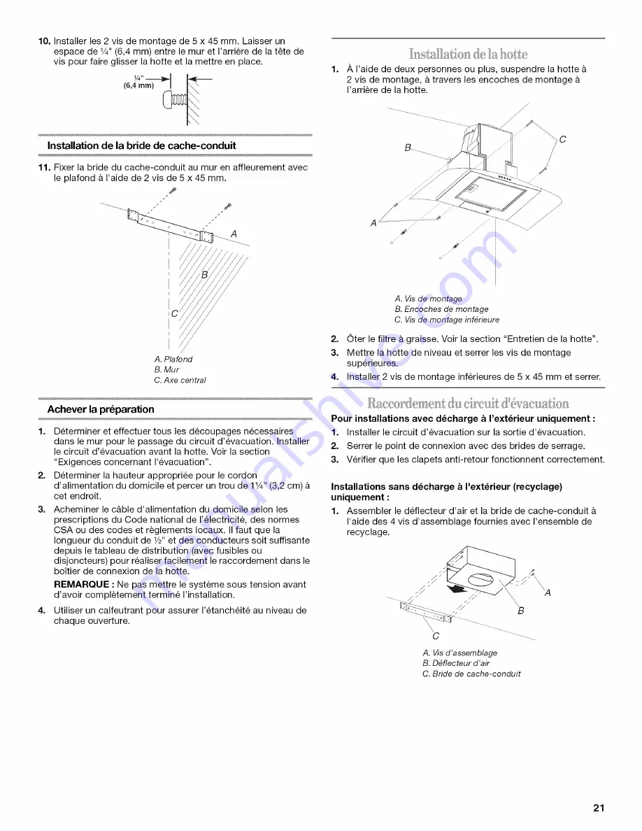 Whirlpool GXW6530DXS0 Скачать руководство пользователя страница 21