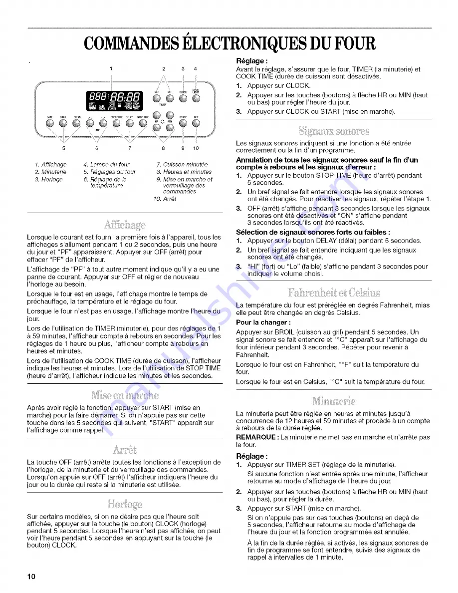 Whirlpool GY396LXGB0 Use & Care Manual Download Page 34