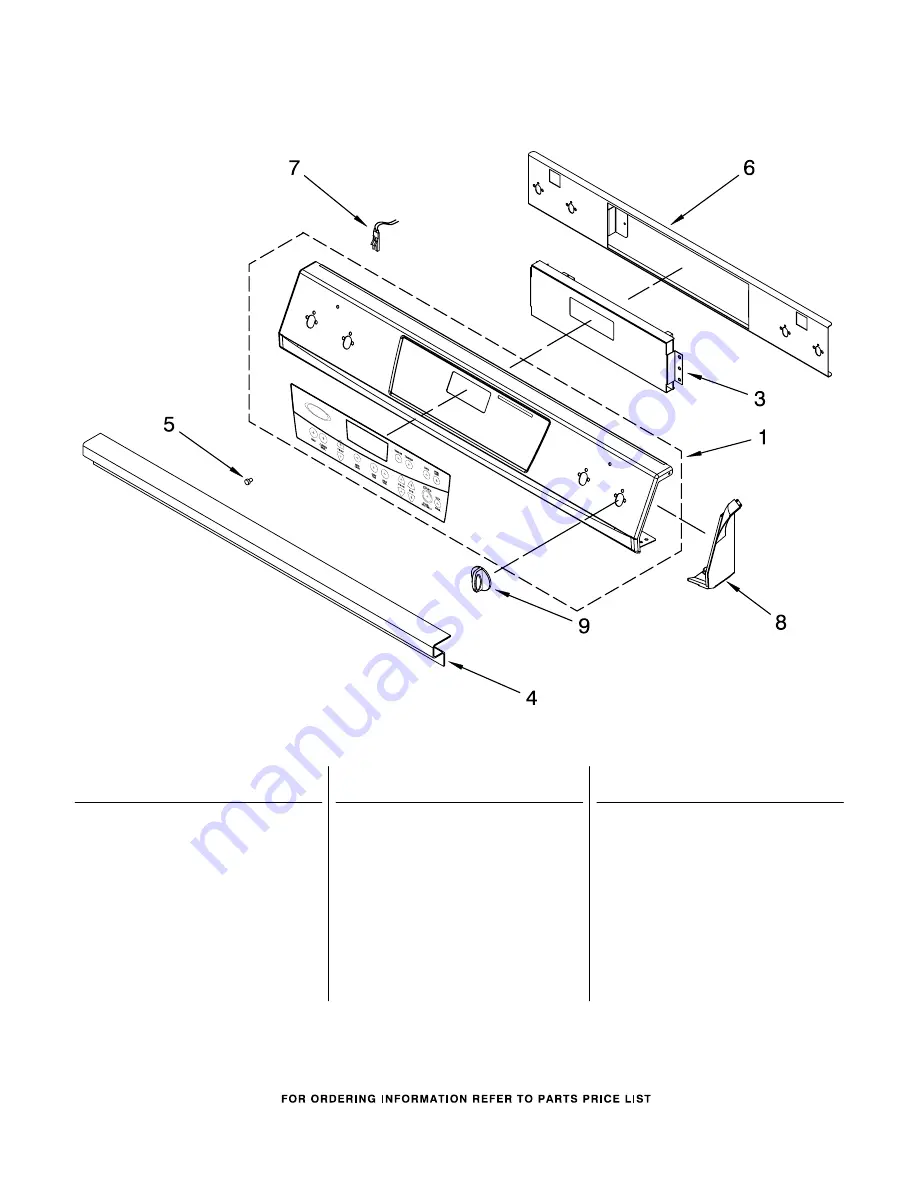 Whirlpool GY398LXPB00 Parts List Download Page 2