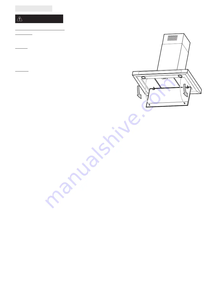 Whirlpool Hood Instruction Manual Download Page 11