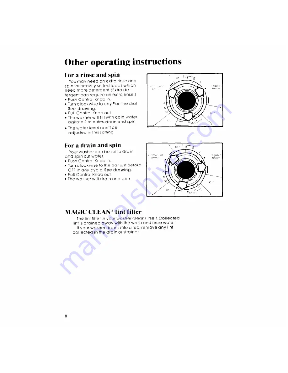 Whirlpool LA5430XM Скачать руководство пользователя страница 8