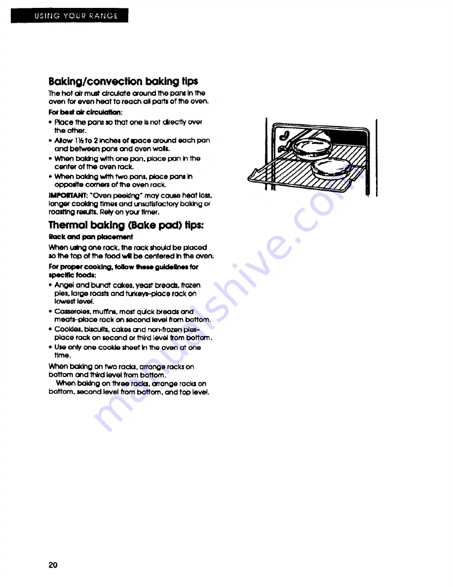 Whirlpool LA543OXP Use And Care Manual Download Page 20