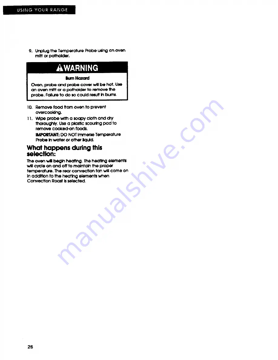 Whirlpool LA543OXP Use And Care Manual Download Page 26