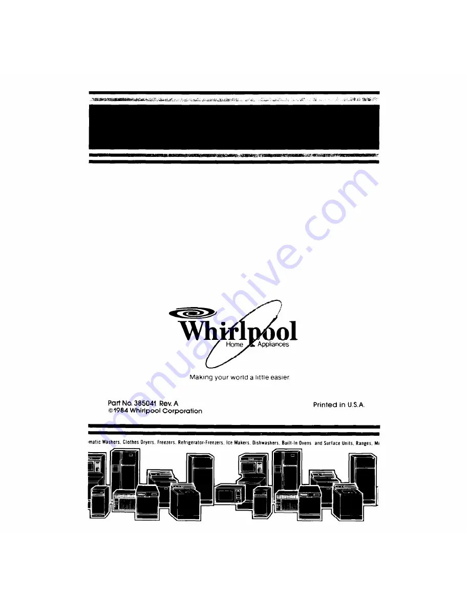 Whirlpool LA5460XM Use & Care Manual Download Page 12