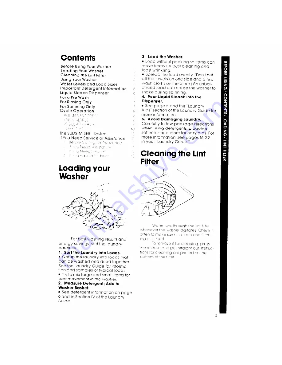 Whirlpool LA5600XK Use & Care Manual Download Page 3