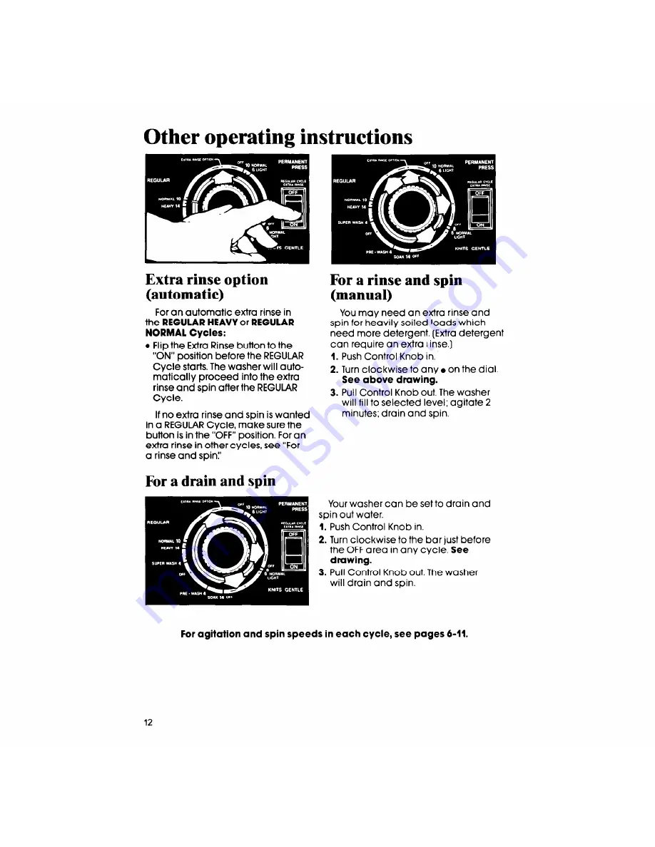 Whirlpool LA6800XS Use & Care Manual Download Page 12