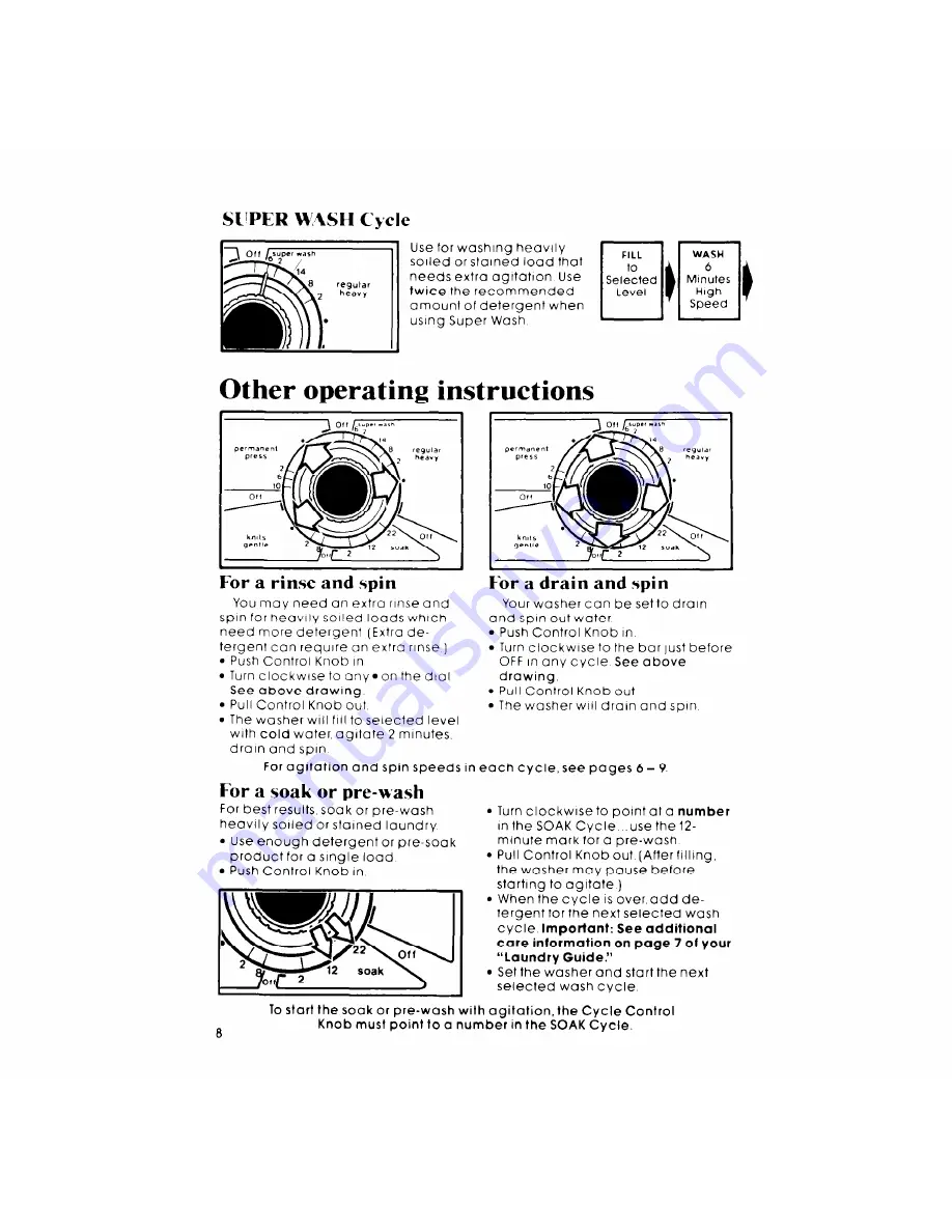 Whirlpool LA7000XM Скачать руководство пользователя страница 8