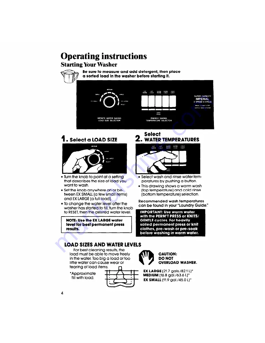 Whirlpool LA7800XS Use And Care Manual Download Page 4