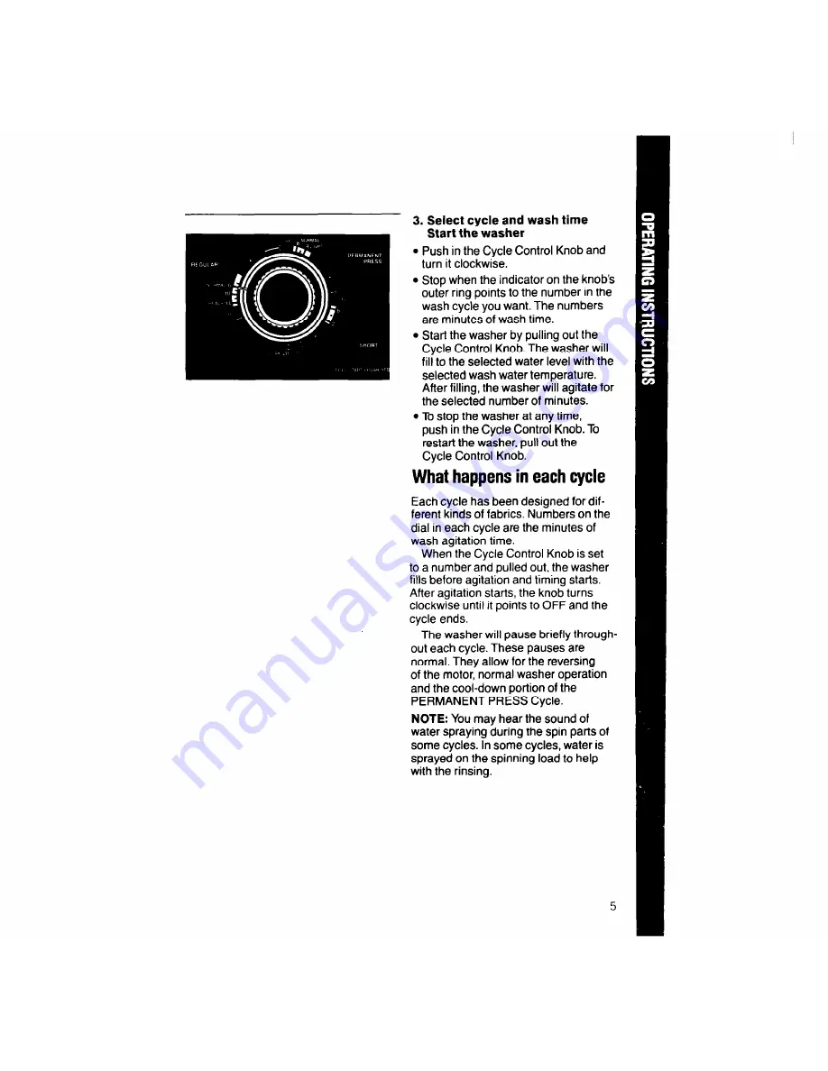 Whirlpool LA8100XW Use & Care Manual Download Page 5