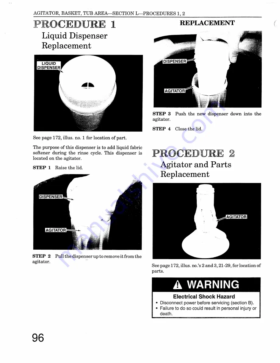 Whirlpool LA8800XSNO Repair Manual Download Page 97