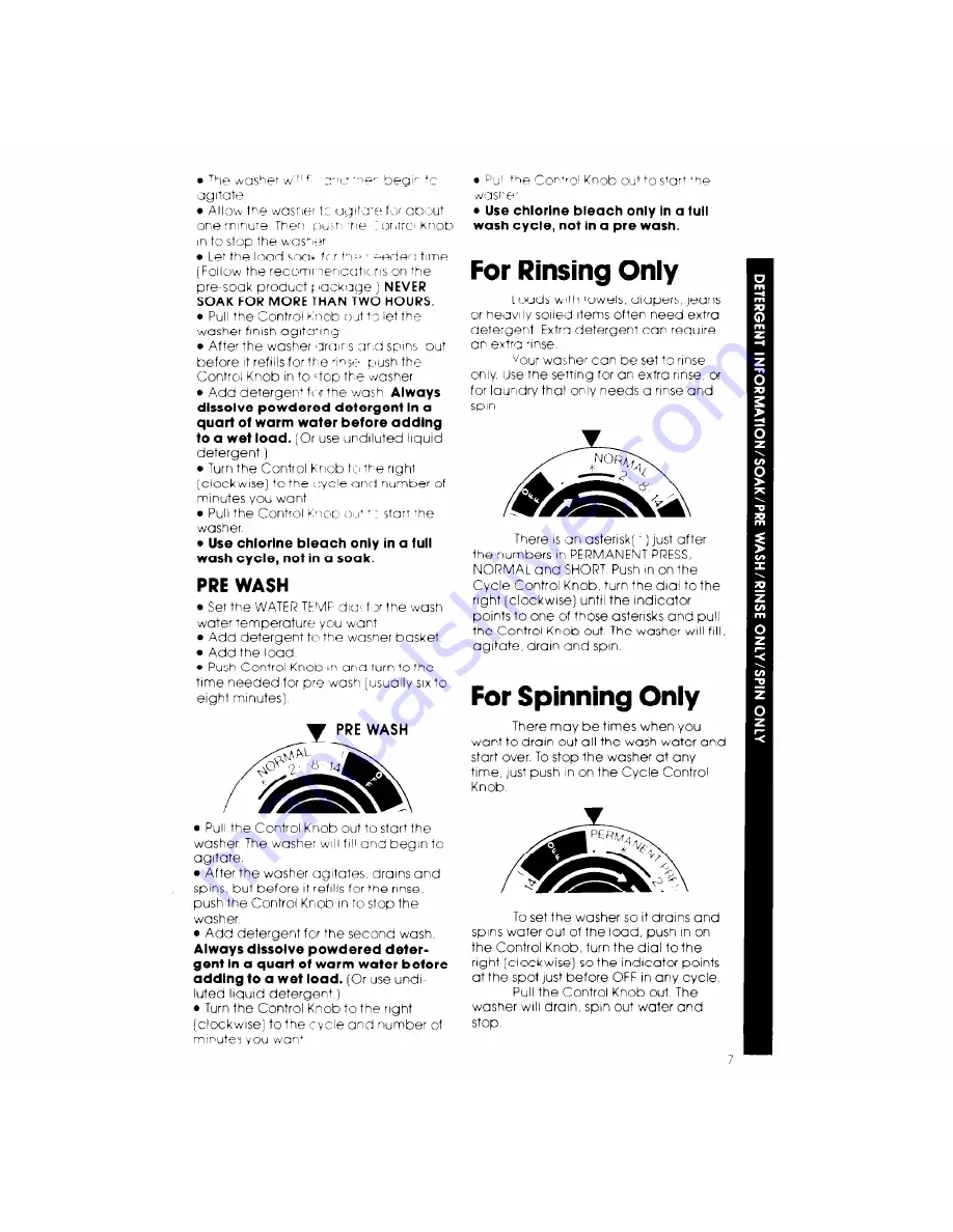 Whirlpool LC4500XK Use & Care Manual Download Page 7