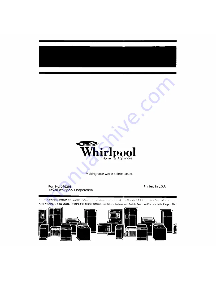 Whirlpool LE7680XP Use & Care Manual Download Page 12