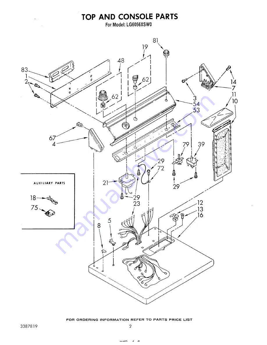 Whirlpool LG6056XSF0 Скачать руководство пользователя страница 2