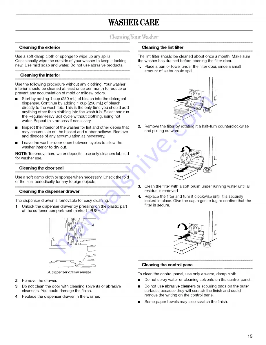 Whirlpool LHW0050PQ Скачать руководство пользователя страница 15