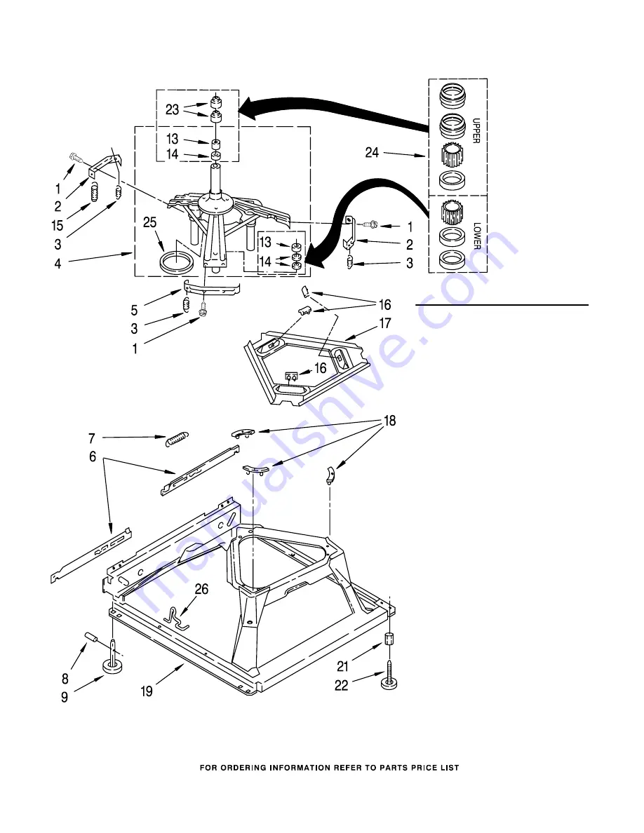 Whirlpool LSN7233DQ0 Parts List Download Page 8