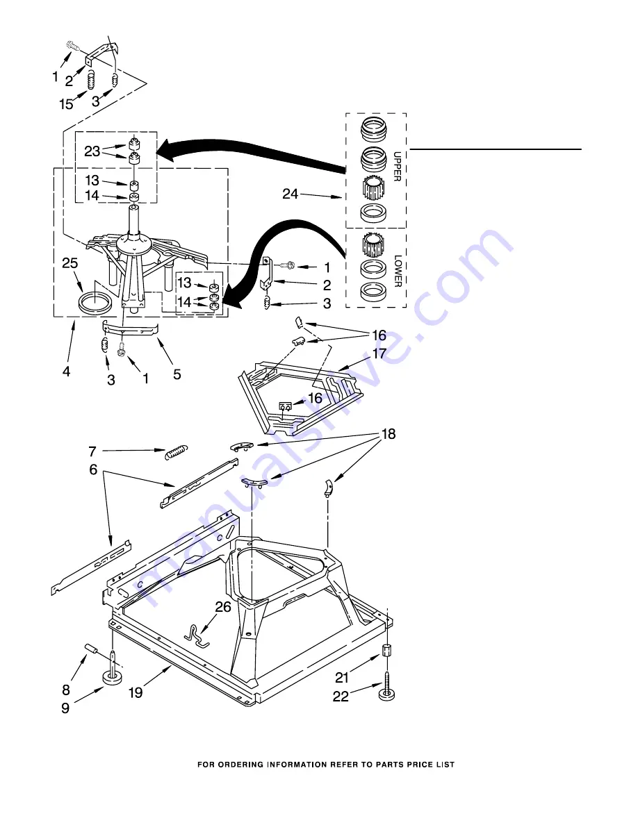 Whirlpool LSQ9510JQ1 Parts List Download Page 8