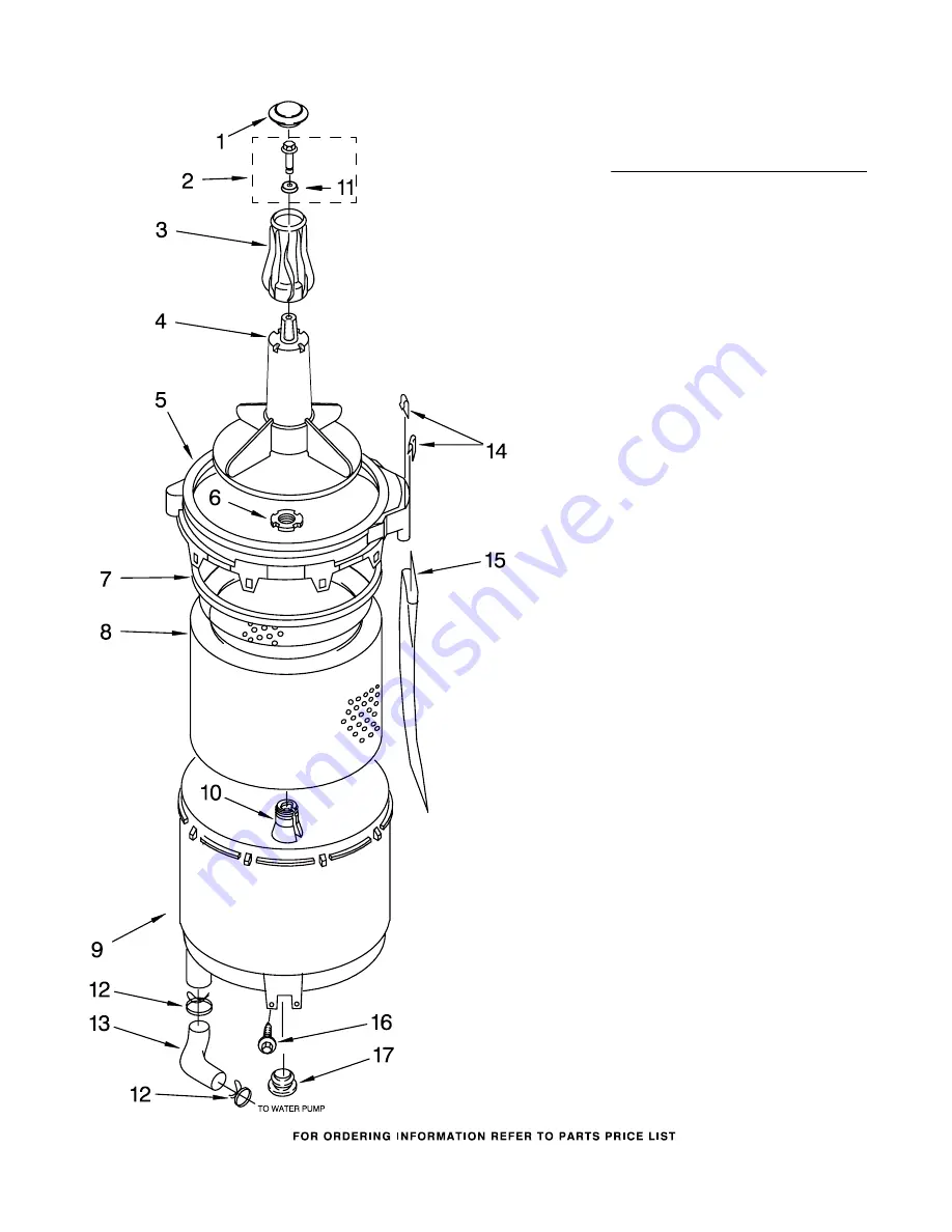 Whirlpool LTG5243DQ4 Control Panel Parts Download Page 13