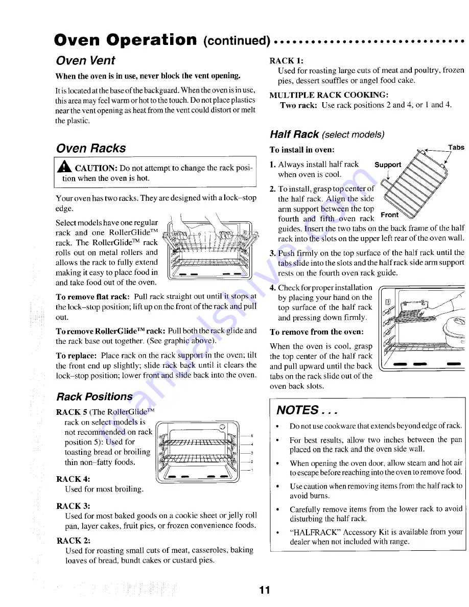 Whirlpool MGR5770 Owner'S Manual Download Page 12