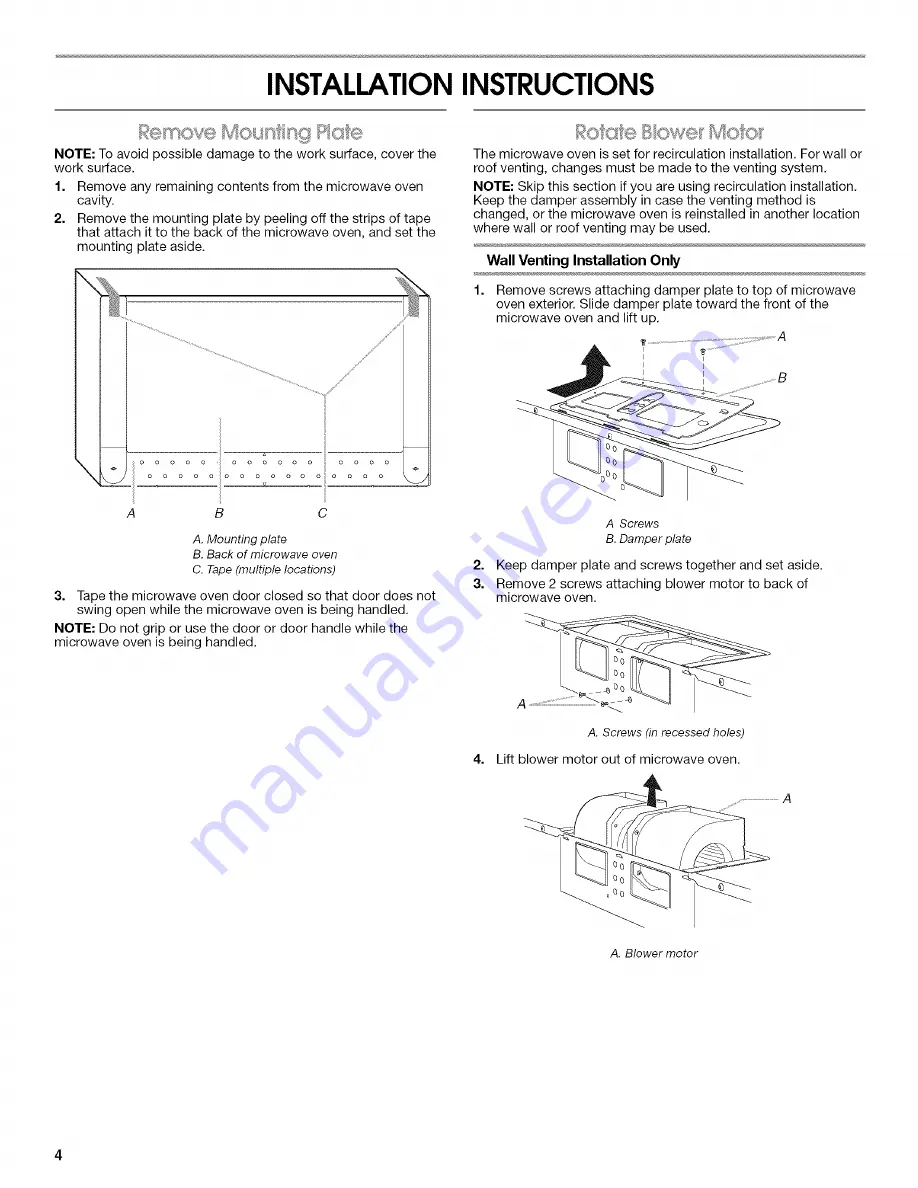 Whirlpool MH1160XSB Скачать руководство пользователя страница 4